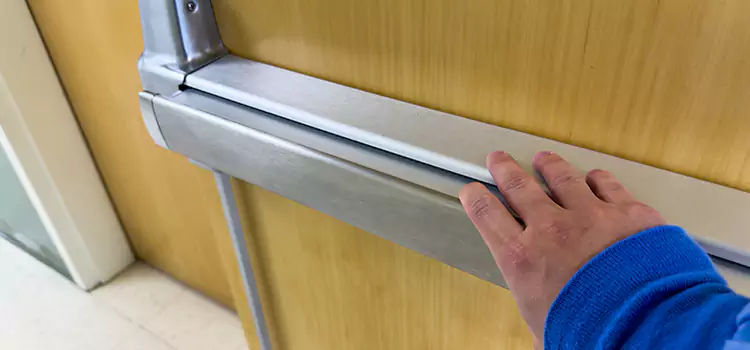 Installing a Push Bar on a Door Kingsville